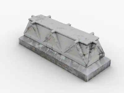 Headstone 3D model