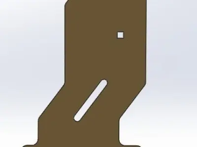 mold for desk mounting part Free 3D model