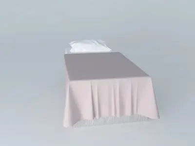 Single Bed - Simple Free 3D model