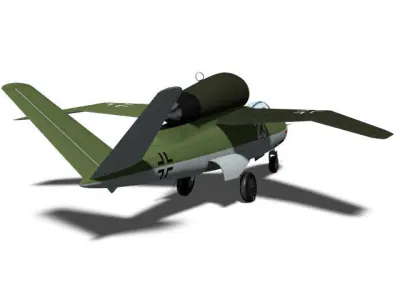 Heinkel He 162 C 3D model