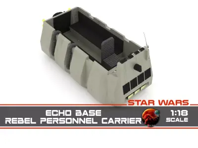 Echo Base Rebel Personnel Carrier 1-18 scale Hasbro Kenner 3D print model