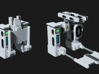 Drone Free low-poly 3D model