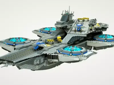 LEGO Airship 3D model
