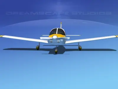 Piper PA-28 V13 3D model