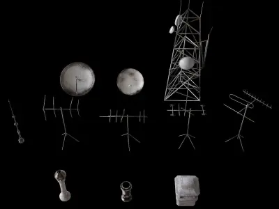 Rooftop details 3D-Models 3D model