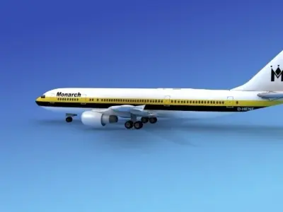 Airbus A300 Monarch 1 3D model