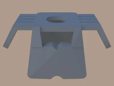 lego samurai armor Free 3D model