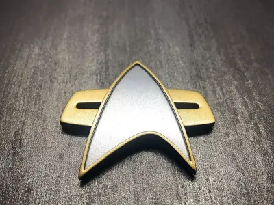 Star Trek Generations  Voyager First Contact Badge 3d print 3D print model