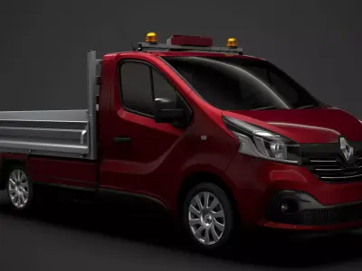 Renault Trafic Tipper 2018 3D model