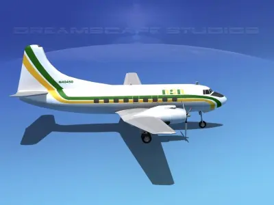 Martin 404 Atlantic Southeast  3D model