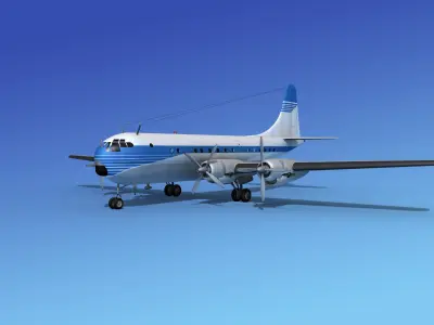 Boeing 377 Corporate 4 3D model