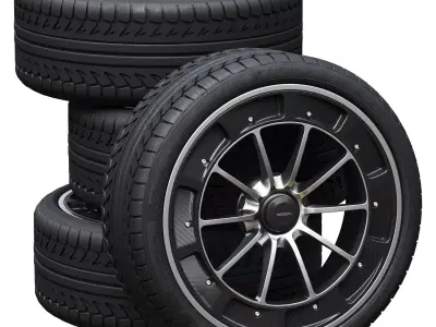 Pagani wheels 3D model