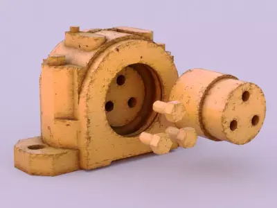 Metal object Free 3D model