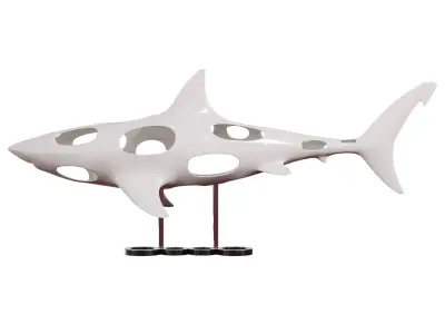 Shark Statue 3D model