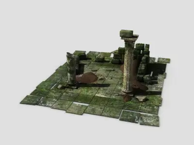 Ancient ruins 3D model