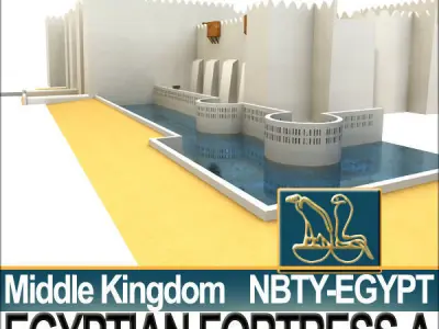 Egyptian Fortress A Middle Kingdom 3D model