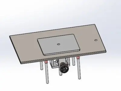 z axis manually fine-tuning  platform 3D model