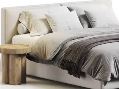 Flexteam Slim Bed 3D model