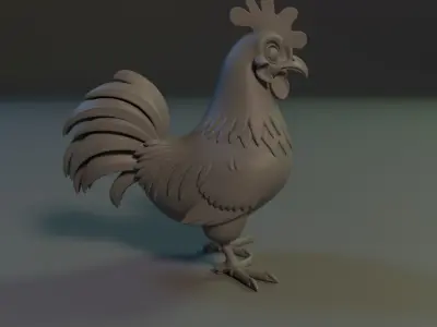 Titan Rooster 3D print model