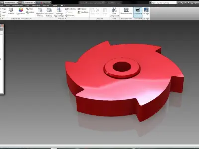 Ratchet wheel Free 3D model