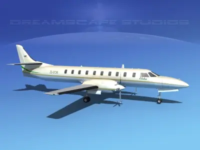 Swearingen SA226 Metroliner Etoha 3D model
