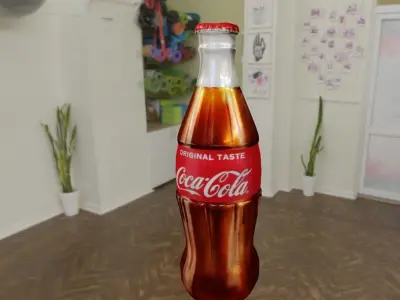 Coca -Cola 3D model Low-poly 3D model