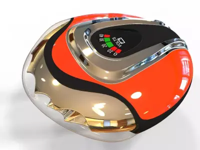 Flashlight clamp for bike 3D model