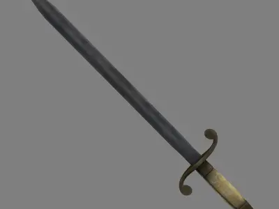 Naval dirk 3D model