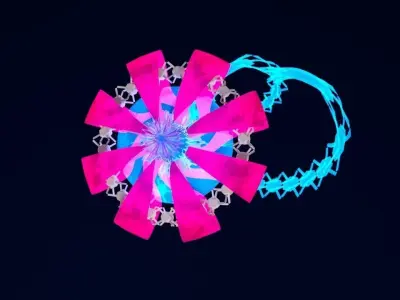 Low Poly Jelly Fish Free low-poly 3D model