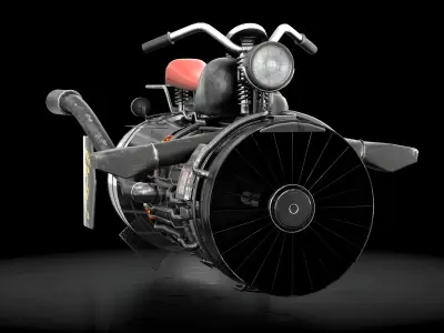 Jetbike -001 3D model