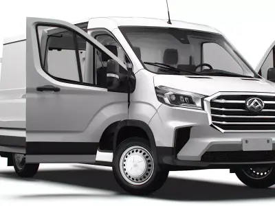 Maxus Deliver 9 Van L2H1 HQInterior 2024 3D model