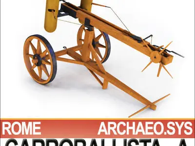 Roman Artillery Carroballista A Soedel Foley 3D model