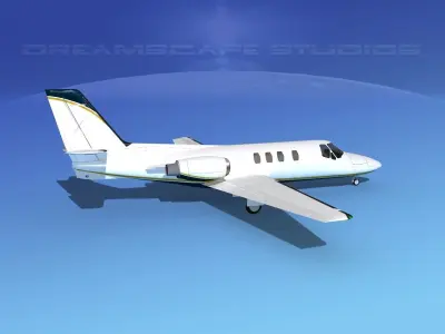 Cessna 500 Citation I V03 3D model