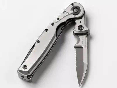 Tactical Folding Knife 3D Model 3D model
