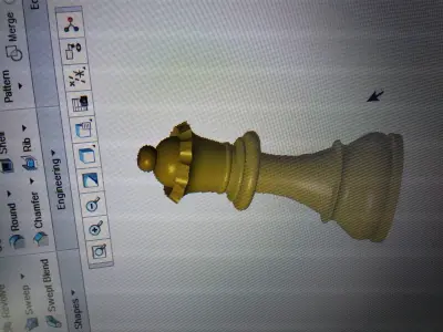 3D Model of Chess Part 3D model