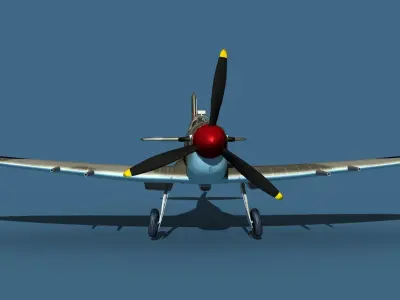 Supermarine Spitfire MkVI V03 3D model