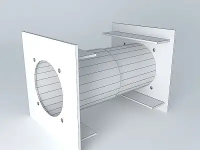 Flue Collar Free 3D model