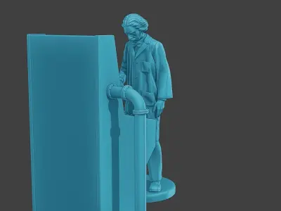 Scientist Male SM1 002 3D print model