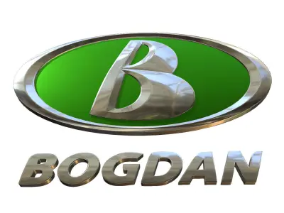 bogdan logo 3D model