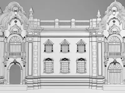 presidential-palace-lima-peru 3D model