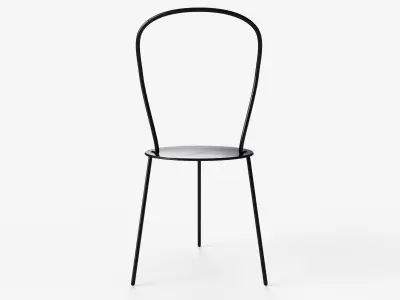 Steel chair Lassise by Airborne  3D model