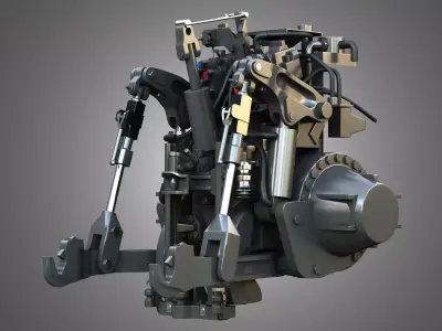 MT900-Hitch System 3D model