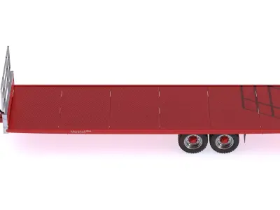 Bale trailers BC-36-TAN 3D model