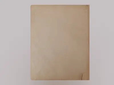 1800 Map of North America Low-poly 3D model