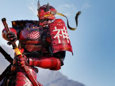 LOW POLY CYBERNETIC - WRATH - 7 DEADLY SINS MECHA SERIES Low-poly 3D model