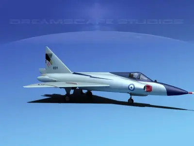 Convair F-102 Delta Dagger HAF 3D model