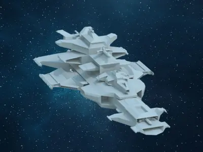 Spaceships - Future Team 3D model