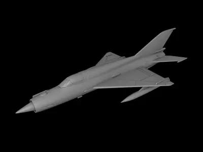 MIG-21 SCALE 1-72 PRINTABLE STL FILES 3D print model