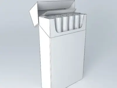 Gudang Garam International Filter Cigarettes 3D model