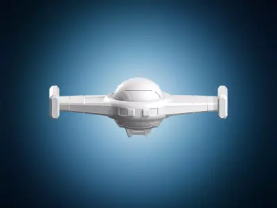 Firefly Class Starship Model 3D print model